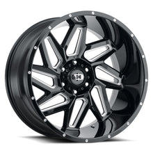 Load image into Gallery viewer, 361-7973GBMS12 - Vision 361 Spyder 17X9 5X127 12mm Gloss Black Milled Spoke - Vision Wheels Canada
