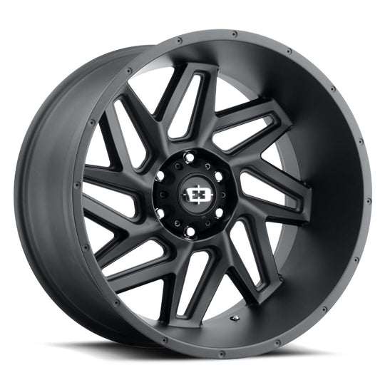 361-8970SB12 - Vision 361 Spyder 18X9 8X170 12mm Satin Black - Vision Wheels Canada