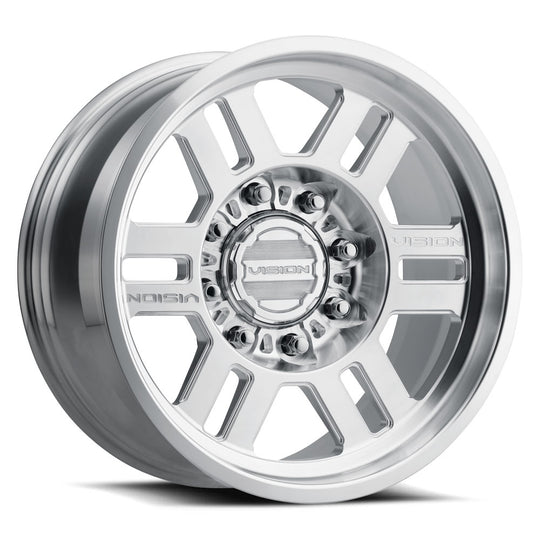 398FNBL8970MMR-12 - Vision 398 MANX 18X9 8X170 -12mm Machined - Vision Wheels Canada