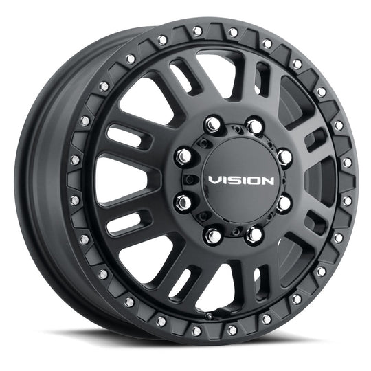 408-7670SBR - Vision 408 MANX 2 17X6.5 8X170 -143.35mm Satin Black - Vision Wheels Canada