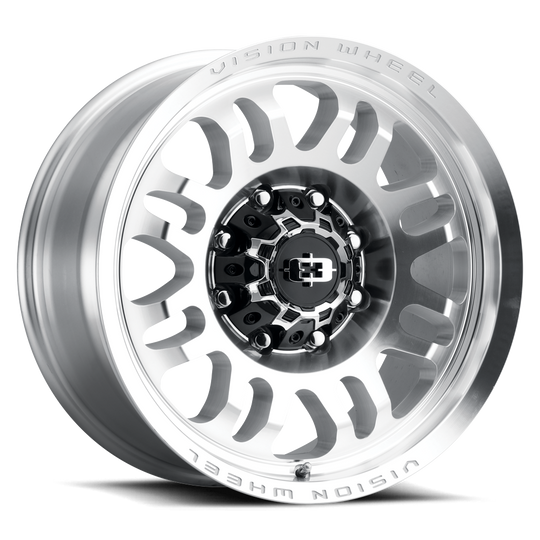 409-79573MMF-18 - Vision 409 Inferno 17X9.5 5X127 -18mm Milled Machine Face - Vision Wheels Canada
