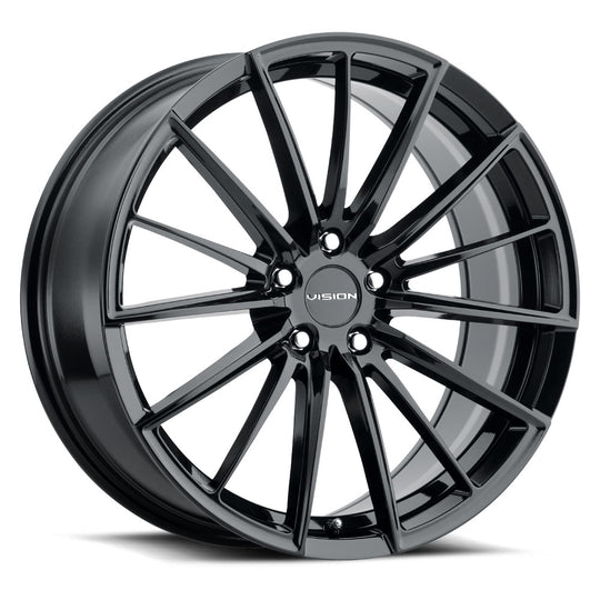 473-9812GB40 - Vision 473 Axis 19X8 5X120 40mm Gloss Black - Vision Wheels Canada