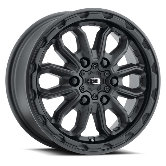 410-6678SB84 - Vision 410 Korupt 16X6 6X180 84mm Satin Black - Vision Wheels Canada