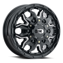 Load image into Gallery viewer, 410-6663GBMS45 - Vision 410 Korupt 16X6.5 6X130 45mm Gloss Black Milled Spoke - Vision Wheels Canada