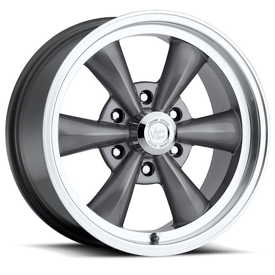 141H7883GM0 - Vision 141 Legend 5 17X8 6X139.7 0mm Gunmetal Machined Lip - Vision Wheels Canada