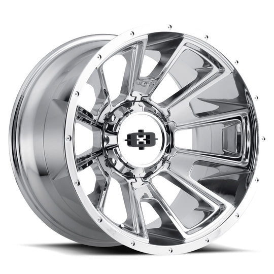 391A2993C-12 - Vision 391 Rebel 20X9 5X114.3 / 5X127 -12mm Chrome - Vision Wheels Canada