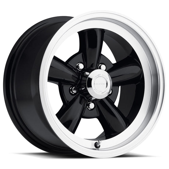 141H5765GB-7 - Vision 141 Legend 5 15X7 5X114.3 -7mm Gloss Black Machined Lip - Vision Wheels Canada