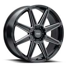 Load image into Gallery viewer, ROC 285-6003-35 GBM - Voxx Road Wheels Rocca 20X8.50 6X132 / 6X139.7 ET 35mm Gloss Black Milled - Voxx Road Wheels Wheels Canada