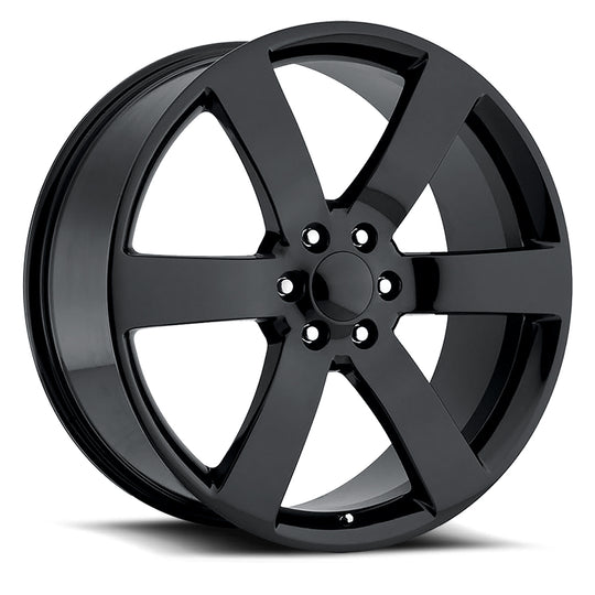 TSS 280-6127-45 GB - Voxx Replica Trailblazer 20X8 6X127 ET 45mm Gloss Black - Voxx Replica Wheels Canada
