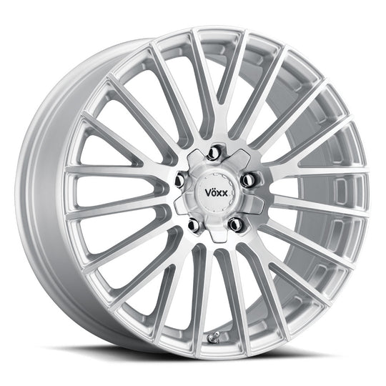 CPO 775-5002-38 SMF - Voxx Road Wheels Capo 17X7.50 5X110 / 5X115 ET 38mm Silver Mach Face - Voxx Road Wheels Wheels Canada