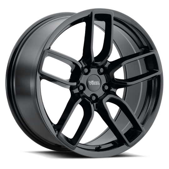 CAW 290-5115-20 GB - Voxx Replica Hellcat Widebody 20X9 5X115 ET 20mm Gloss Black - Voxx Replica Wheels Canada
