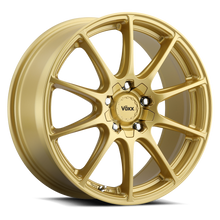 Charger l'image dans la galerie, COT 880-5008-40 G - Voxx Road Wheels Cotto 18X8 5X108 / 5X114.3 ET 40mm Gold - Voxx Road Wheels Wheels Canada