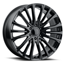 Load image into Gallery viewer, ES2 229-6139-28 GB - Voxx Replica ES2 22X9 6X139.7 ET 28mm Gloss Black - Voxx Replica Wheels Canada