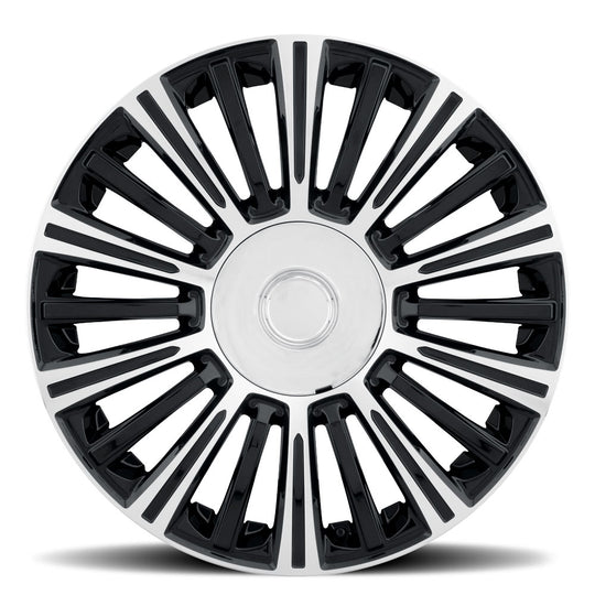 ES4 240-6009-28 GBMF - Voxx Replica ES4 24X10 6X135 / 6X139.7 ET 28mm Gloss Black Machined Face - Voxx Replica Wheels Canada