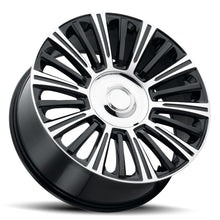 Load image into Gallery viewer, ES4 229-6009-28 GBMF - Voxx Replica ES4 22X9 6X135 / 6X139.7 ET 28mm Gloss Black Machined Face - Voxx Replica Wheels Canada
