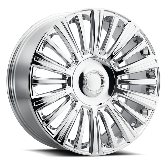 ES4 240-6009-28 C - Voxx Replica ES4 24X10 6X135 / 6X139.7 ET 28mm Chrome - Voxx Replica Wheels Canada