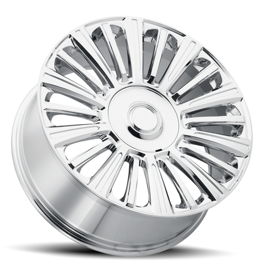 ES4 240-6009-28 C - Voxx Replica ES4 24X10 6X135 / 6X139.7 ET 28mm Chrome - Voxx Replica Wheels Canada