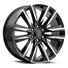 Load image into Gallery viewer, ES6 240-6139-31 GBF - Voxx Replica ES6 24X10 6X139.7 ET 31mm Gloss Black Polished Accent - Voxx Replica Wheels Canada