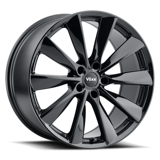EV1 290-5114-30 GB - Voxx Replica EV1 20X9 5X114.3 ET 30mm Gloss Black - Voxx Replica Wheels Canada