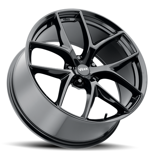 EV2 990-5114-35 GB - Voxx Replica EV2 19X9 5X114.3 ET 35mm Gloss Black - Voxx Replica Wheels Canada