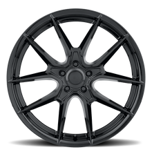Charger l'image dans la galerie, FDH 985-5114-38 GB - Voxx Replica FDH 19X8.50 5X114.3 ET 38mm Gloss Black - Voxx Replica Wheels Canada