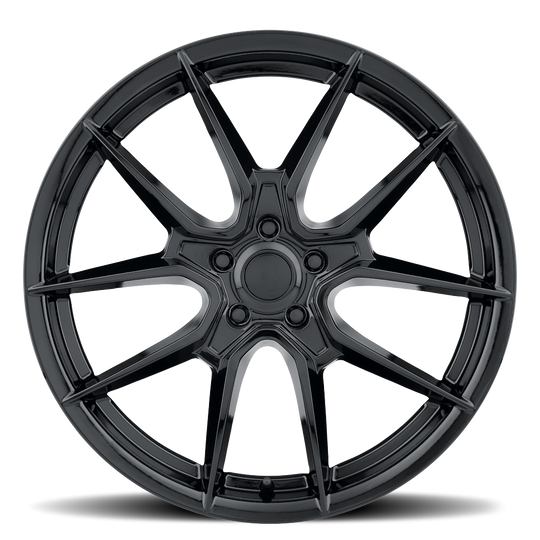FDH 285-5114-35 GB - Voxx Replica FDH 20X8.50 5X114.3 ET 35mm Gloss Black - Voxx Replica Wheels Canada