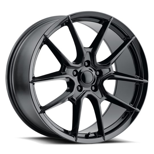 FDH 995-5114-52 GB - Voxx Replica FDH 19X9.50 5X114.3 ET 52mm Gloss Black - Voxx Replica Wheels Canada