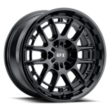 Charger l'image dans la galerie, T34 790-6139-20 GB - G-FX Series TR34 17X9 6X139.7 ET 20mm Gloss Black - G-FX Series Wheels Canada