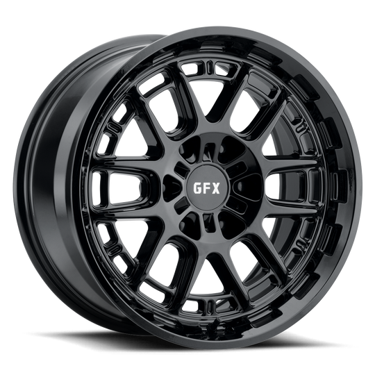 T34 890-6135-20 GB - G-FX Series TR34 18X9 6X135 ET 20mm Gloss Black - G-FX Series Wheels Canada