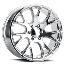 Charger l'image dans la galerie, CAT 229-5139-18 C - Voxx Replica Hellcat Truck 22X9 5X139.7 ET 18mm Chrome - Voxx Replica Wheels Canada
