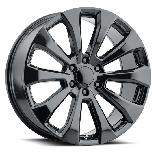 HIG 229-6139-28 GB - Voxx Replica Silverado High Country 22X9 6X139.7 ET 28mm Gloss Black - Voxx Replica Wheels Canada