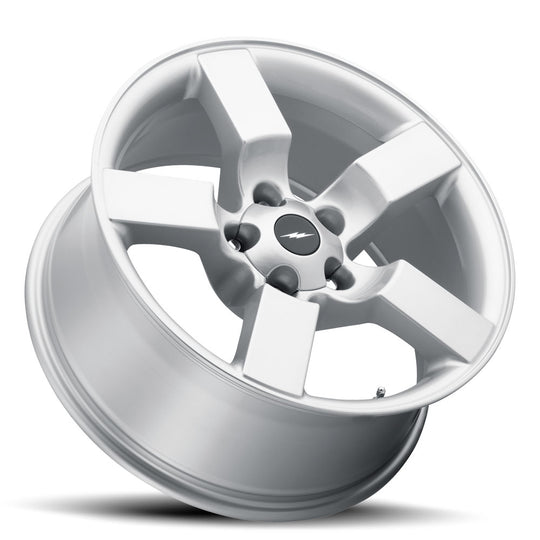LIG 290-5135-8 S - Voxx Replica Lightning 20X9 5X135 ET 8mm Silver - Voxx Replica Wheels Canada