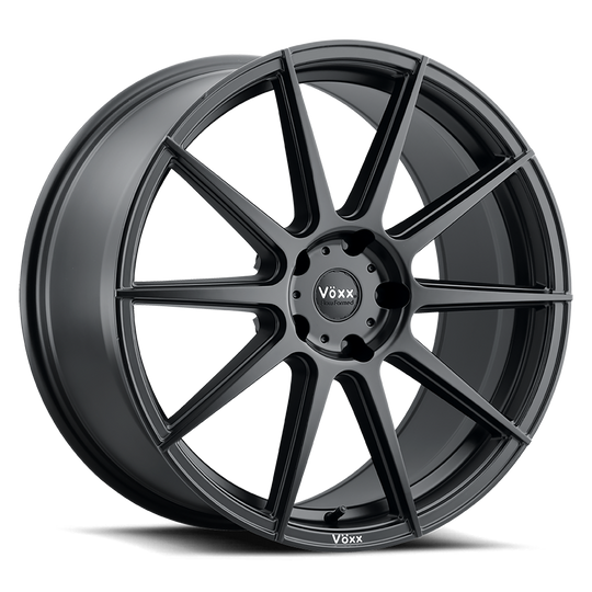 LUC 885-5114-35 MB - Voxx Feather Forged Lucca 18X8.50 5X114.3 ET 35mm Matte Black - Voxx Feather Forged Wheels Canada