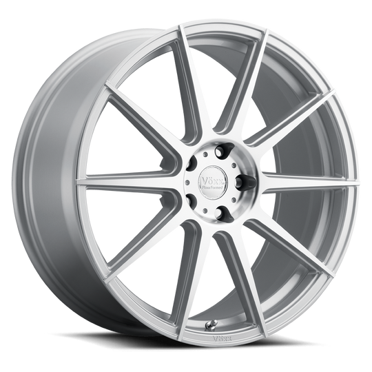LUC 885-5114-35 SMF - Voxx Feather Forged Lucca 18X8.50 5X114.3 ET 35mm Silver Machine Face - Voxx Feather Forged Wheels Canada