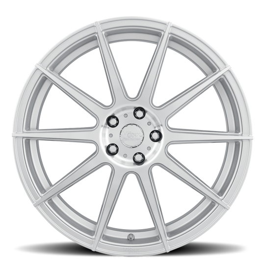 LUC 885-5114-35 SMF - Voxx Feather Forged Lucca 18X8.50 5X114.3 ET 35mm Silver Machine Face - Voxx Feather Forged Wheels Canada