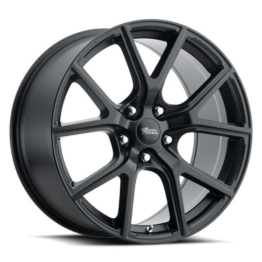LMI 780-5115-20 MB - Voxx Road Wheels Lumi 17X8 5X115 ET 20mm Matte Black - Voxx Road Wheels Wheels Canada