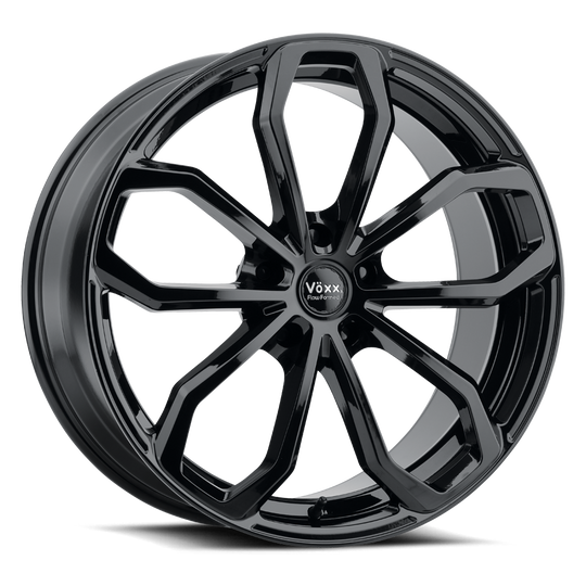 MAL 229-5112-32 GB - Voxx Feather Forged Malta 22X9 5X112 ET 32mm Gloss Black - Voxx Feather Forged Wheels Canada