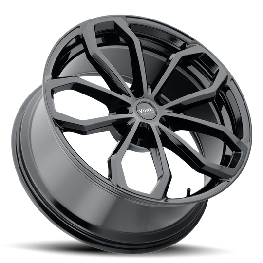 MAL 290-5130-47 GB - Voxx Feather Forged Malta 20X9 5X130 ET 47mm Gloss Black - Voxx Feather Forged Wheels Canada