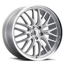 Load image into Gallery viewer, MAS 775-5112-40 SML - Voxx Feather Forged Masi 17X7.50 5X112 ET 40mm Silver Mirror Mach Lip - Voxx Feather Forged Wheels Canada