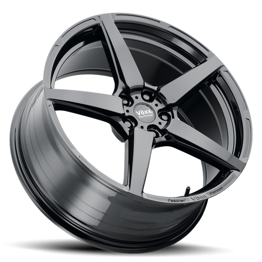 MOD 290-5115-20 GB - Voxx Feather Forged Modena 20X9 5X115 ET 20mm Gloss Black - Voxx Feather Forged Wheels Canada