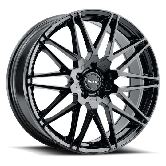 NCE 985-5011-45 GB - Voxx Road Wheels Nice 19X8.50 5X108 / 5X115 ET 45mm Gloss Black - Voxx Road Wheels Wheels Canada