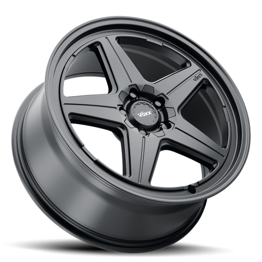NES 985-5003-40 MB - Voxx Road Wheels Nesso 19X8.50 5X112 / 5X120 ET 40mm Matte Black - Voxx Road Wheels Wheels Canada