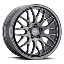 Charger l'image dans la galerie, NOG 880-5008-40 CG - Voxx Road Wheels Nogara 18X8 5X108 / 5X114.3 ET 40mm Carbon Grey - Voxx Road Wheels Wheels Canada