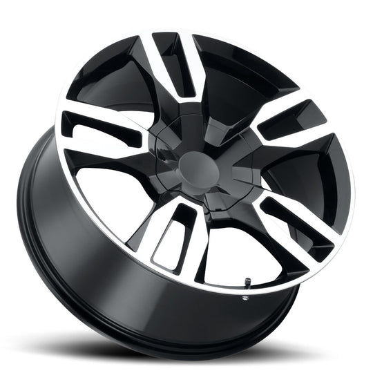 RST 229-6139-24 GBM - Voxx Replica RST 22X9 6X139.7 ET 24mm Gloss Black Machined Face - Voxx Replica Wheels Canada