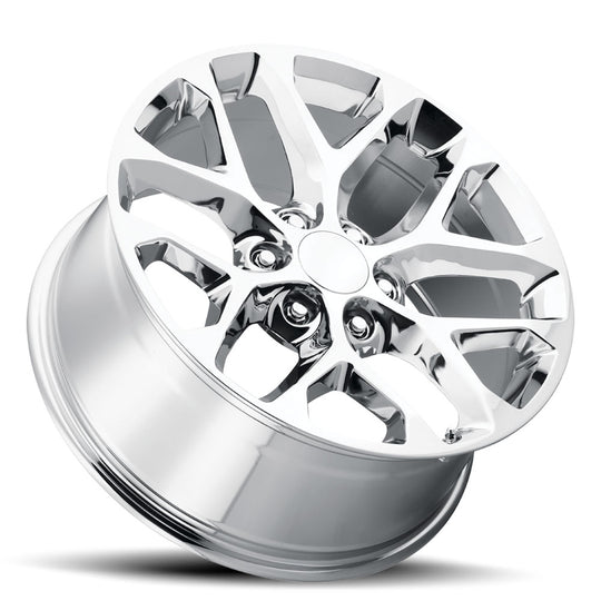 SFO 229-6139-24 C - Voxx Replica Snowflake 22X9 6X139.7 ET 24mm Chrome - Voxx Replica Wheels Canada