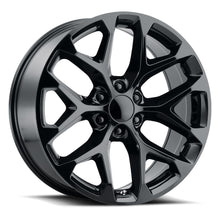 Load image into Gallery viewer, SFO 290-6139-27 GB - Voxx Replica Snowflake 20X9 6X139.7 ET 27mm Gloss Black - Voxx Replica Wheels Canada