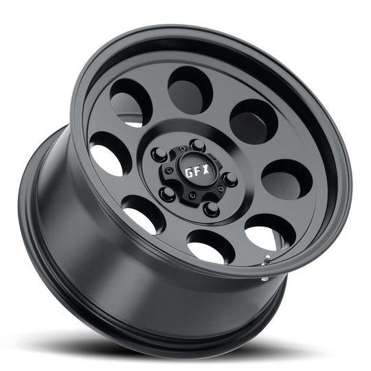 T16 890-8170-00 MB - G-FX Series TR16 18X9 8X170 ET 0mm Matte Black - G-FX Series Wheels Canada