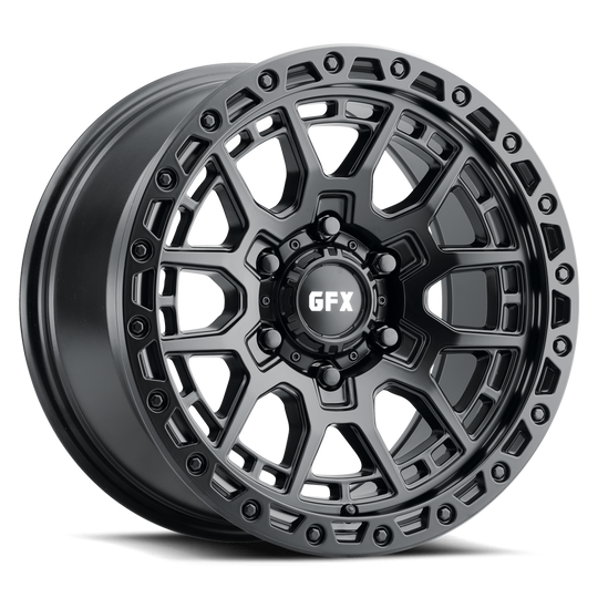 T25 890-6139-12 MB - G-FX Series TR25 18X9 6X139.7 ET 12mm Matte Black - G-FX Series Wheels Canada
