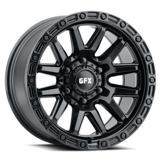 T26 290-6135-12 MB - G-FX Series TR26 20X9 6X135 ET 12mm Matte Black - G-FX Series Wheels Canada