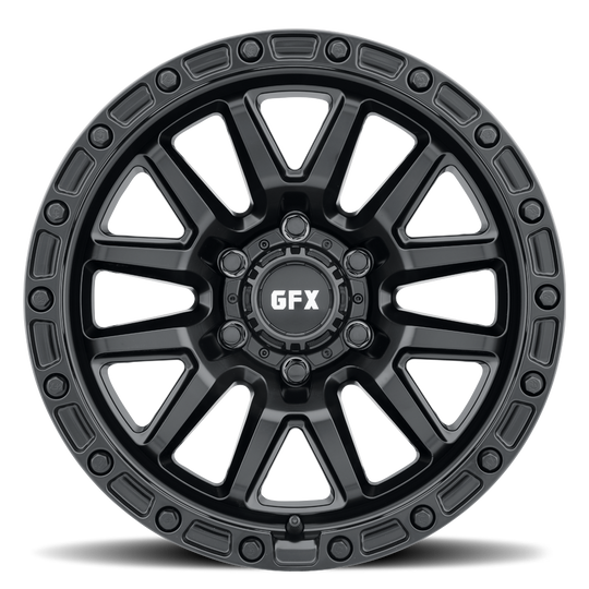 T26 790-6135-00 MB - G-FX Series TR26 17X9 6X135 ET 0mm Matte Black - G-FX Series Wheels Canada